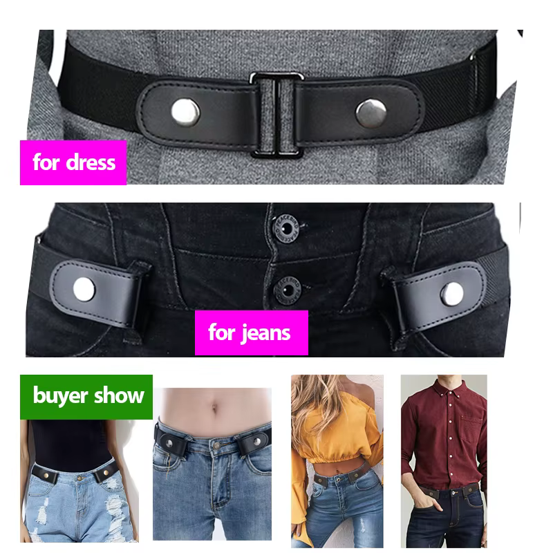 Ceinture artificiel astique Invisible en Cuir pour Homme et Femme