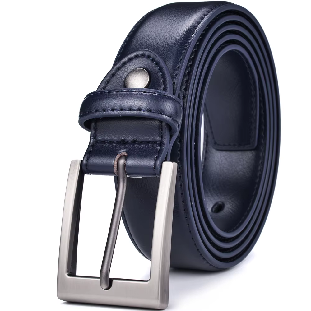 Ceinture en cuir véritable pour homme