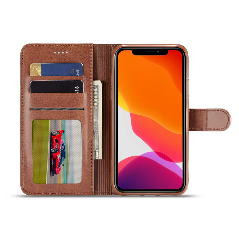 Pour iPhone 17 étui portefeuille en cuir couverture pour iPhone 16 15 14 Plus étui à rabat pour iPhone 17 16 15 14 13 12 11 Pro Max étui