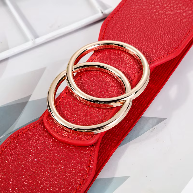 Nouvelle ceinture élastique large pour femmes