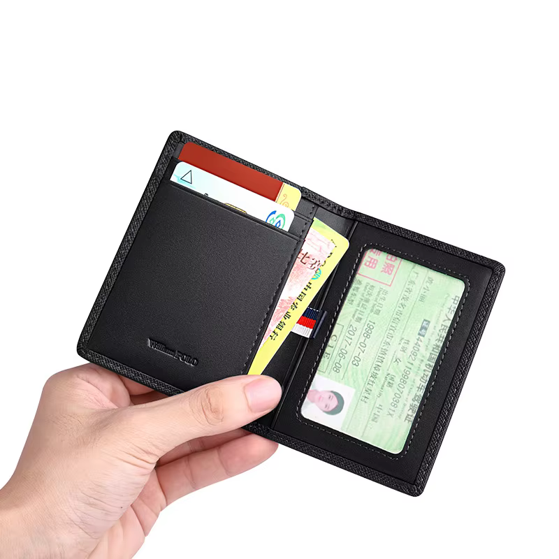 Petit porte-cartes vertical pour hommes