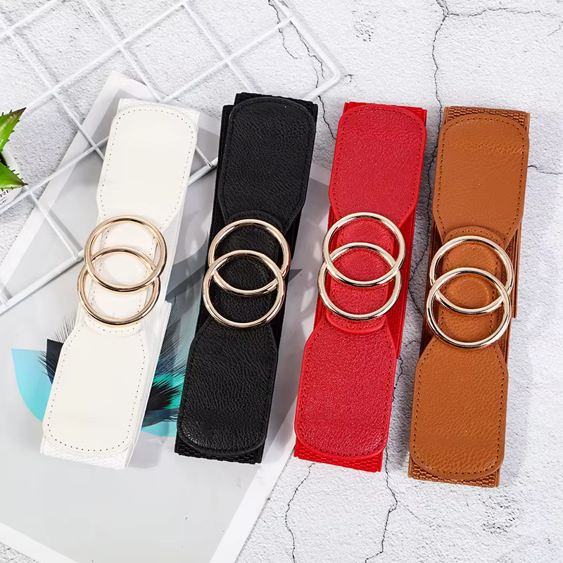 Nouvelle ceinture élastique large pour femmes