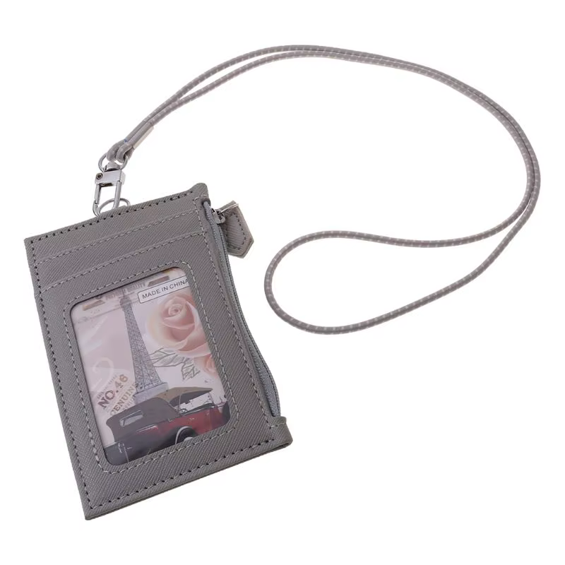 Porte-cartes de visite en cuir PU pour hommes et femmes