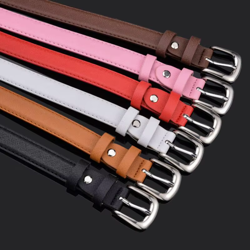 Ceinture pour enfants ceintures en cuir de mode Design de luxe boucle ardillon en métal garçons/filles