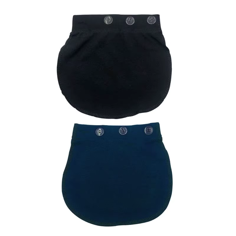 Extension de bouton de pantalon de grossesse pour femme enceinte,ceinture d'allongement de la taille, élastique, ample, souple et réglable,