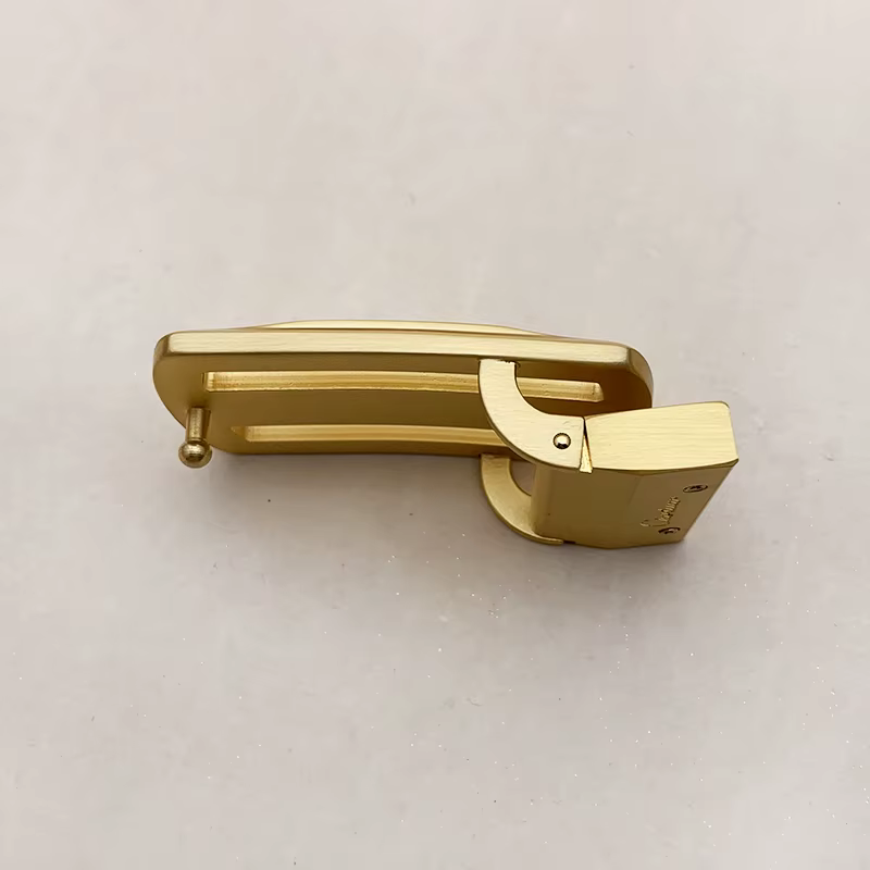 2026 ciartuar nouveau design qualité hommes 3.4 cm ceinture véritable plan bracelet en cuir pantalon première couche en laiton or boucle