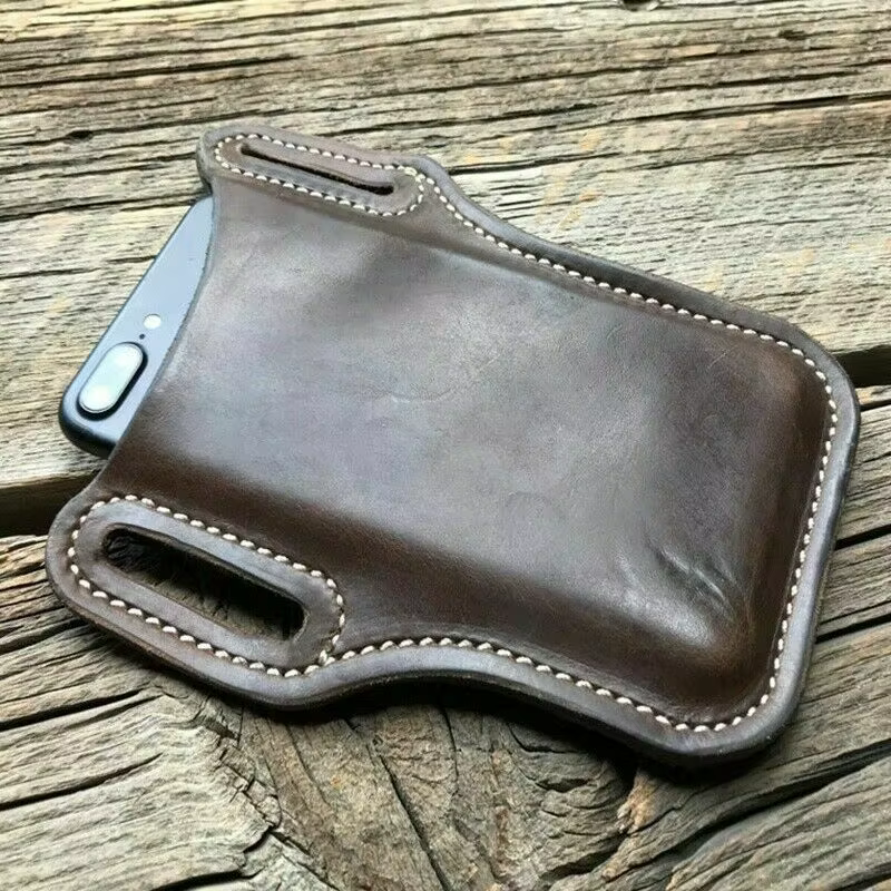 Sac de ceinture pour homme en cuir