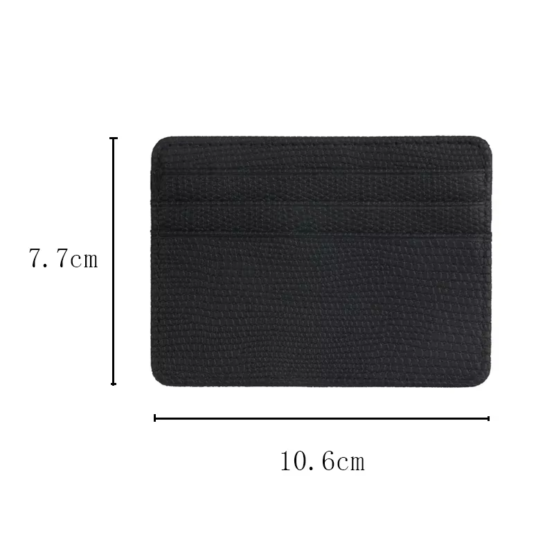 Portefeuille de cartes Portable à motif Double face