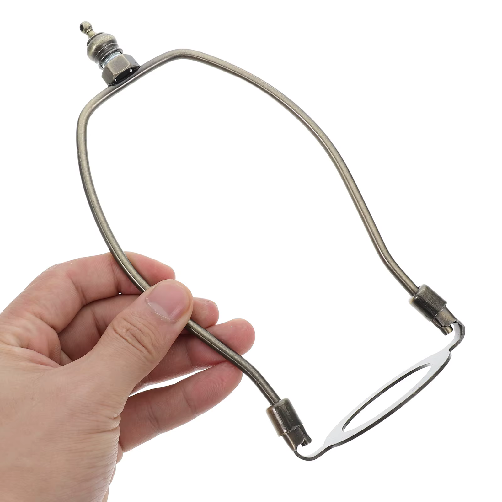2 pièces lampe cintre lampe harpe abat-jour support cadre support accessoires d'éclairage suspension ampoule lustre décoration rétro