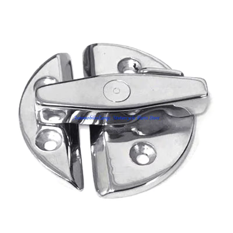 H7BD – loquets porte en acier inoxydable qualité Marine, bouton rotatif à 180 degrés avec fermeture à bouton-poussoir pour