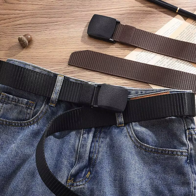 Ceinture en toile décontractée pour hommes et femmes
