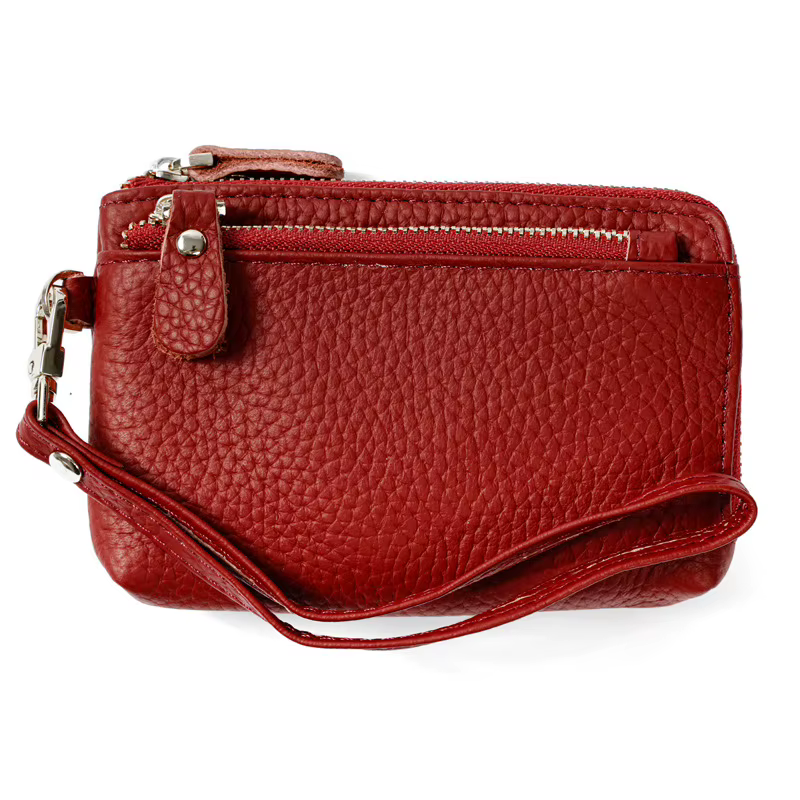 Portefeuille en cuir PU pour femmes