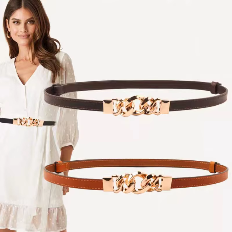Ceinture élastique rétro pour femmes