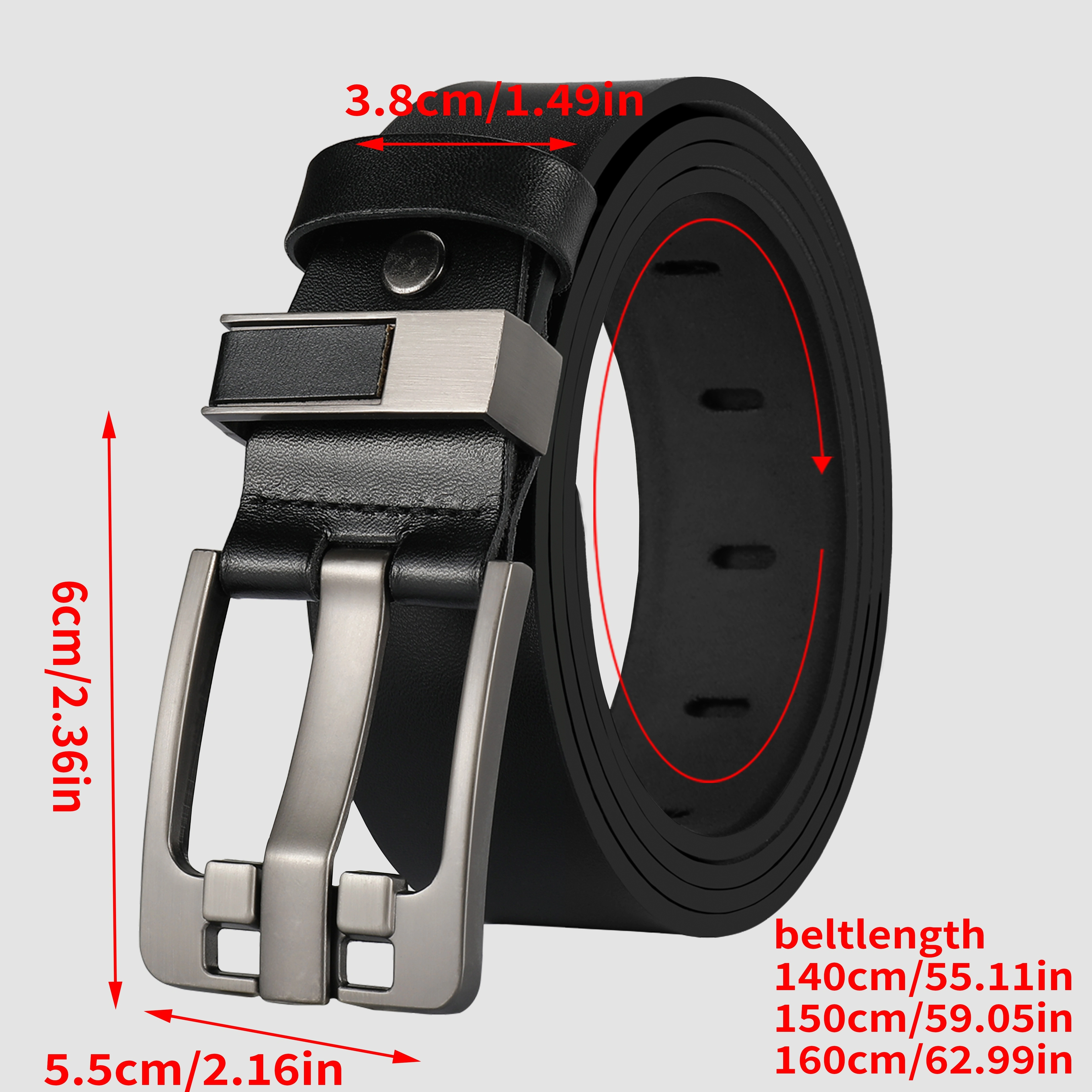 Ceinture pour homme extra longue