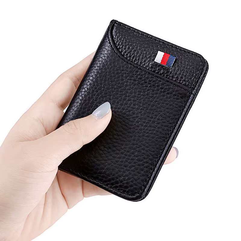 Porte-cartes de luxe en cuir pour hommes et femmes