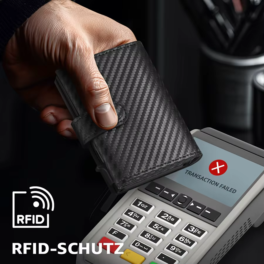 Portefeuille pour hommes avec porte-monnaie Protection RFID