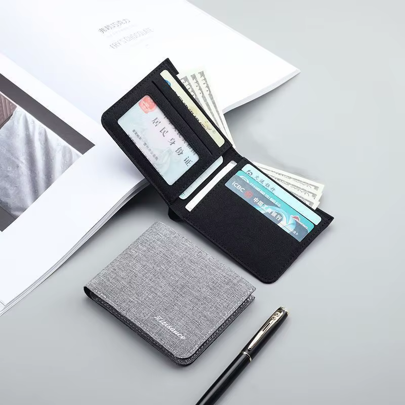 Portefeuille en toile pour homme