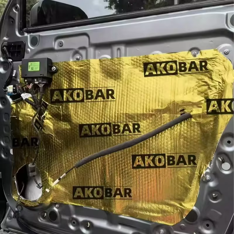 Coussinets d'insonorisation auto-adhésifs pour porte de voiture, réduction du bruit, épaississement du butyle, matériaux d'insonorisation, panneau d'insonorisation