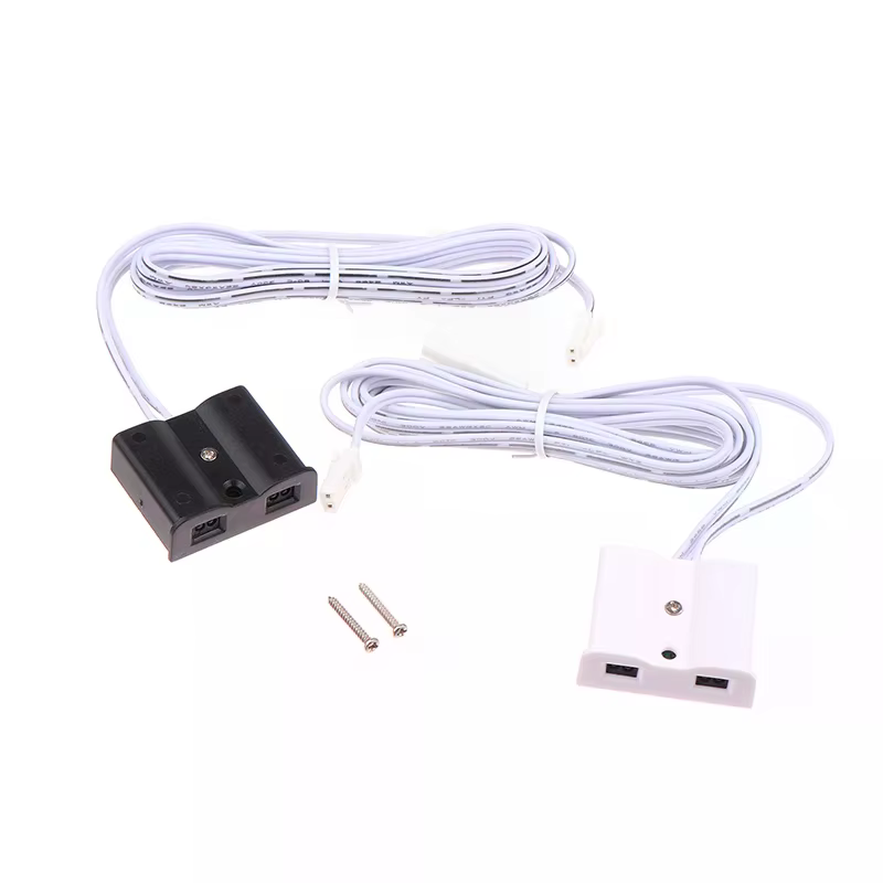 Interrupteur de porte DC12-24V à double capteur, détecteur de proximité IR, ouverture de porte (ON), fermeture de porte (OFF), LED pour armoire à vin et garde-robe