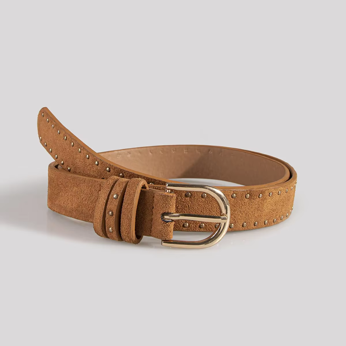 Ceinture de Cowgirl en daim couleur mûrier pour femmes