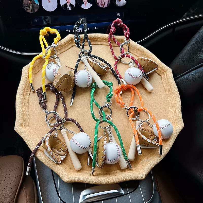 Porte-clés de baseball personnalisé et créatif