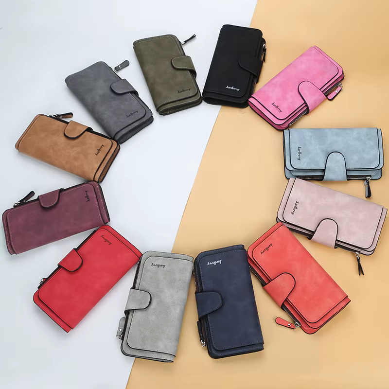 Portefeuille long pour femme élégant et tendance