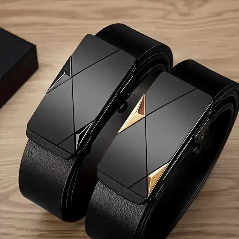 Ceinture à boucle automatique pour homme