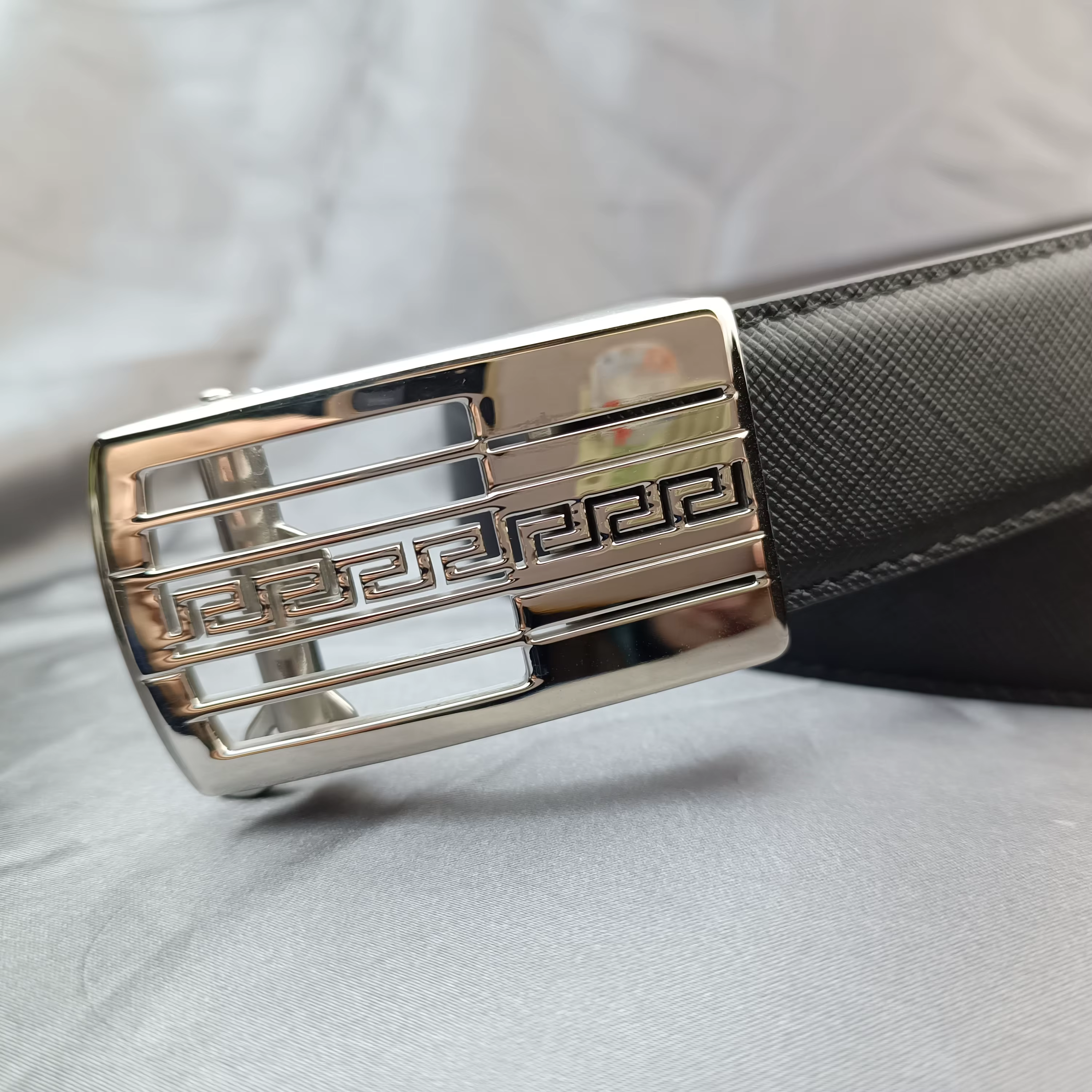 Ceinture double face sans boucle pour hommes et femmes