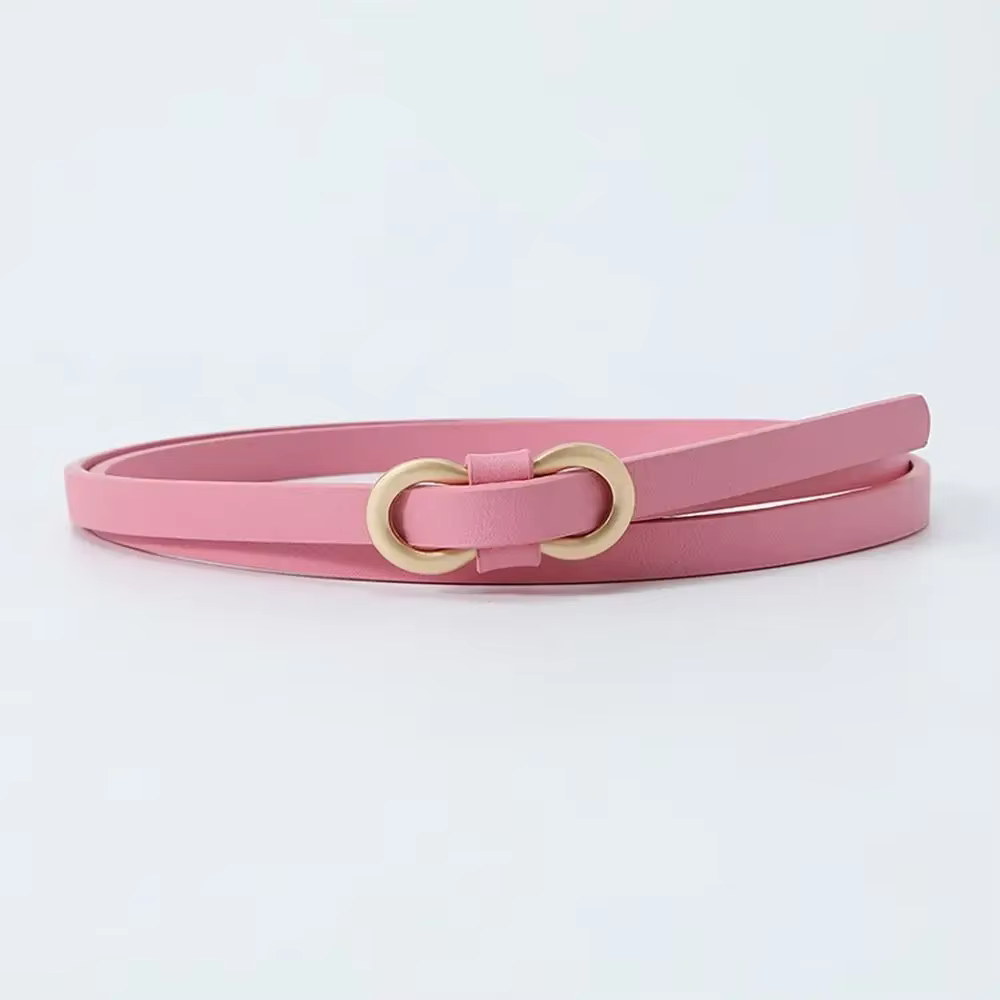 Ceinture en cuir vintage pour robe chemise