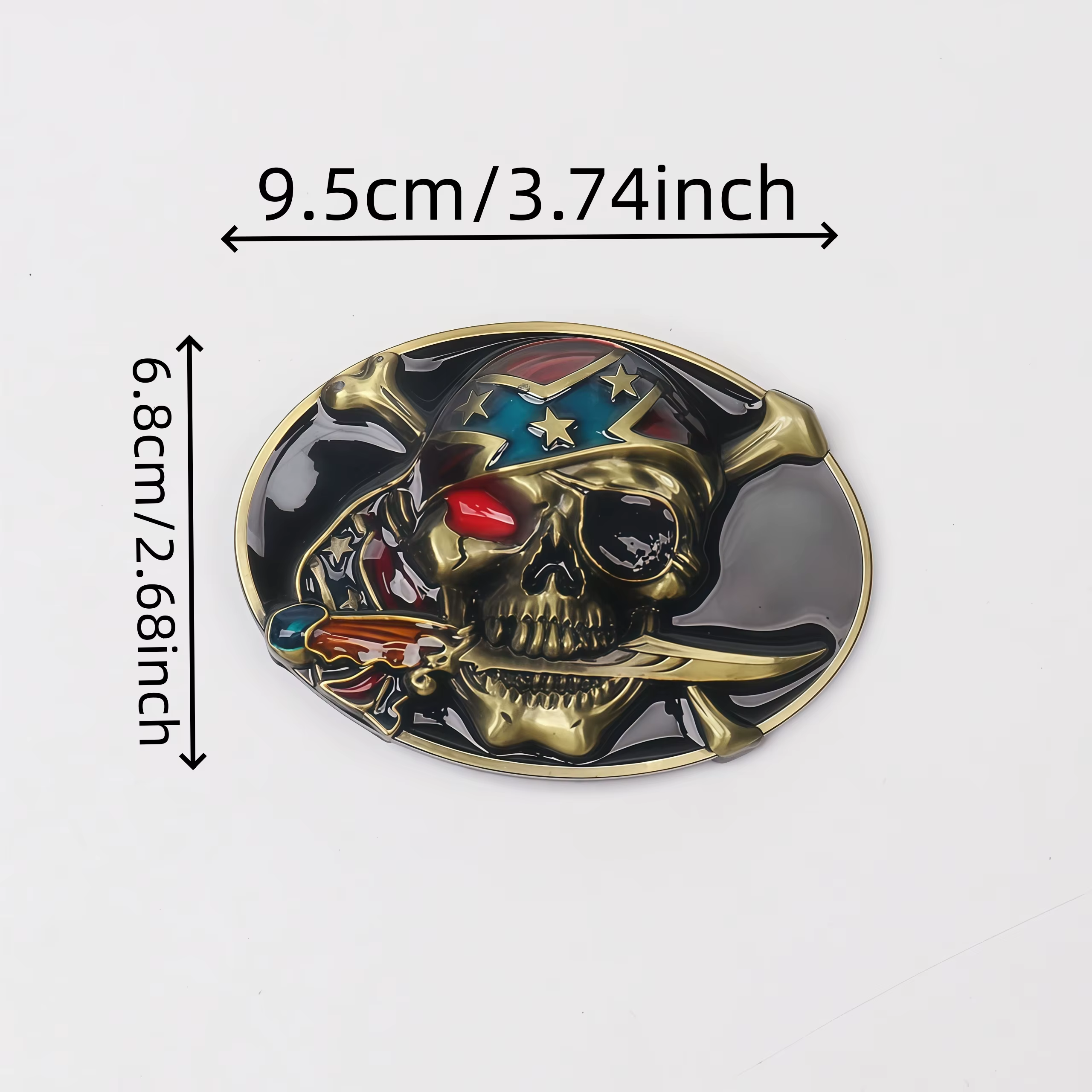 Une boucle de ceinture rétro de style western