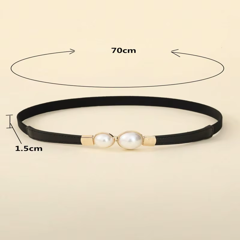 Une ceinture mince pour la robe