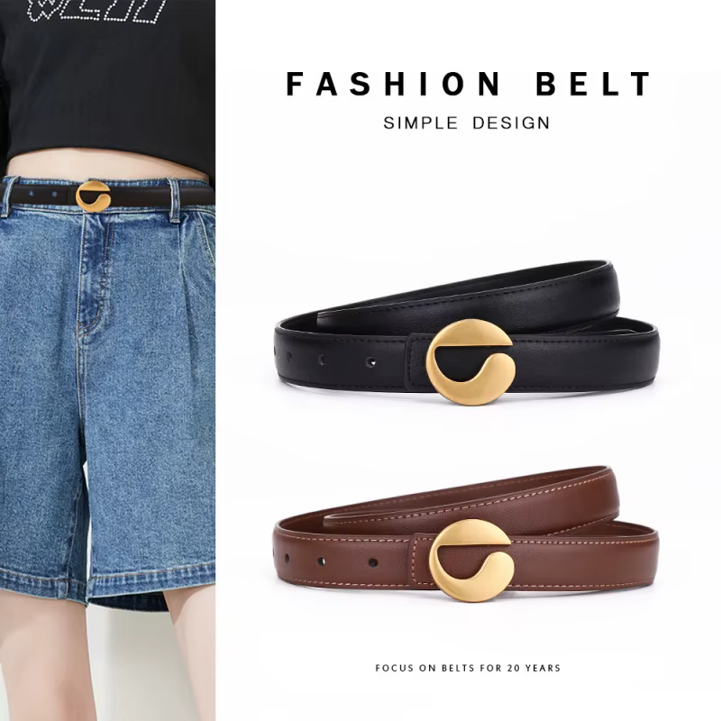 Ceinture en cuir pour femme