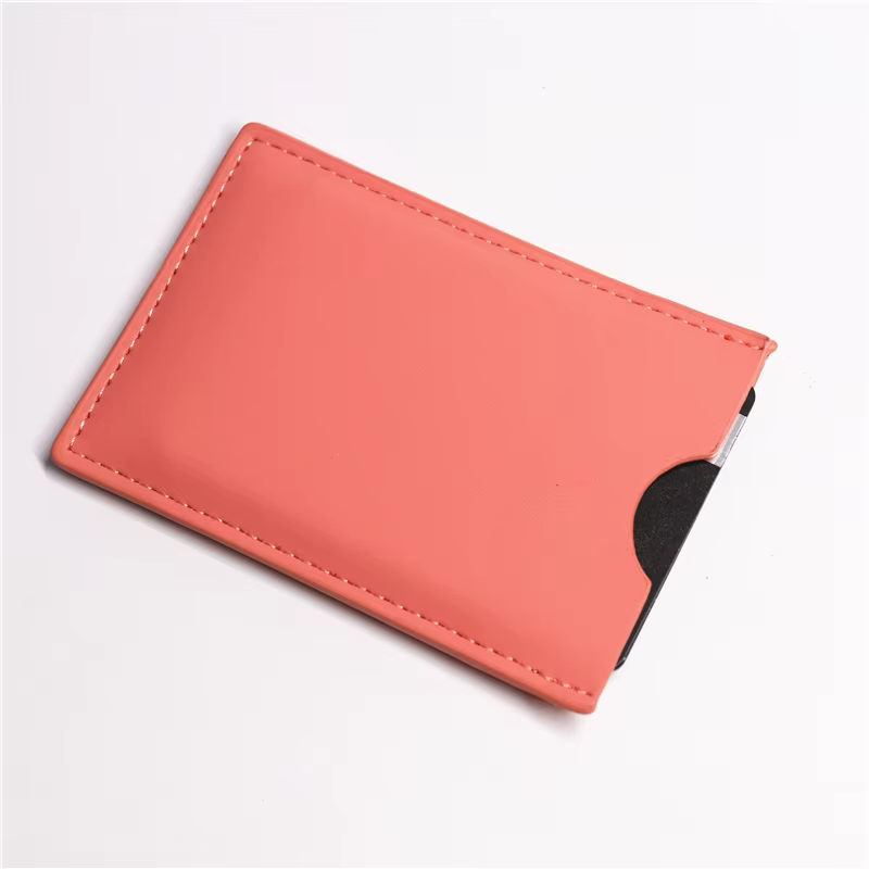 Portefeuille d'identité en cuir PU pour femmes et filles