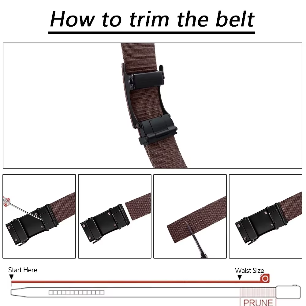 Ceinture en Nylon Respirante pour Homme et Femme