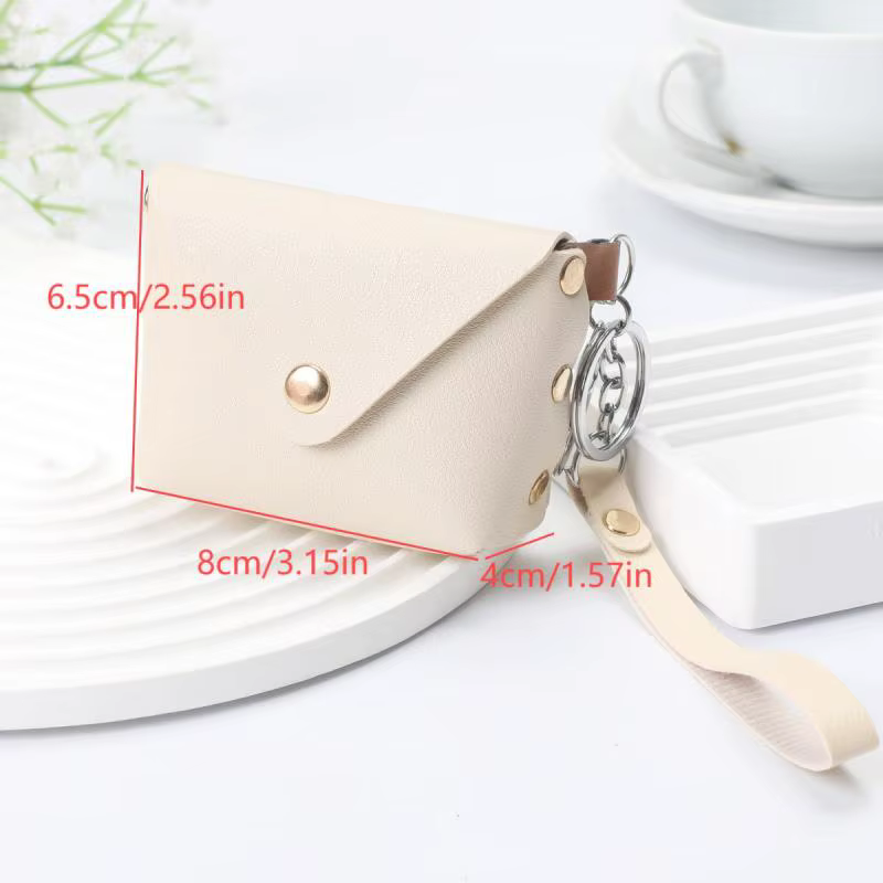 Mini porte-monnaie en cuir PU