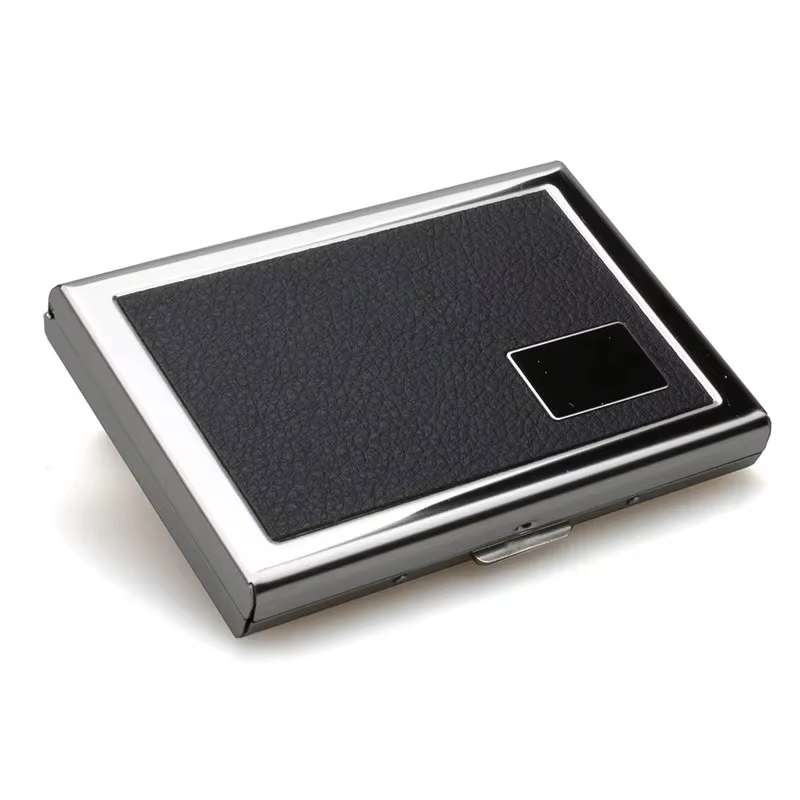 Porte-cartes anti-magnétique en aluminium pour hommes et femmes