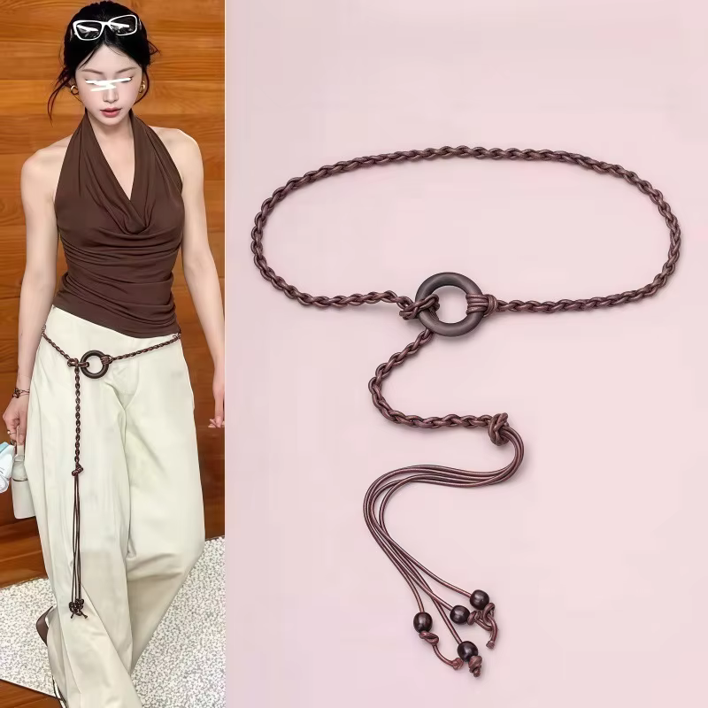 Ceinture à franges bohème rétro exquise et tendance