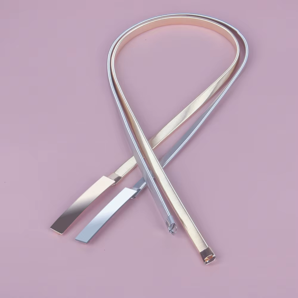 Ceinture en métal doré pour femme