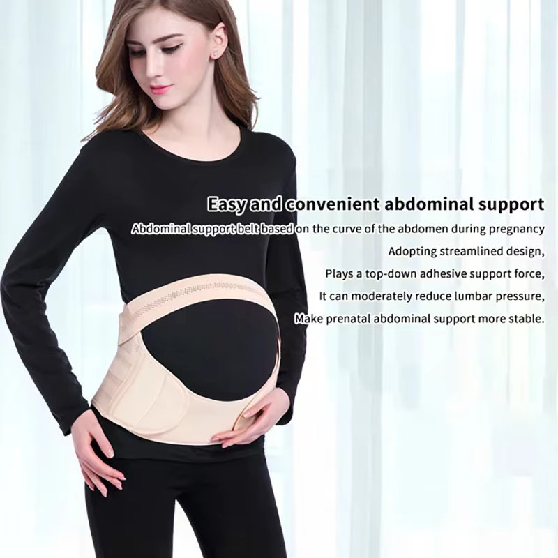 Bande de soutien de maternité de grossesse, ceinture abdominale réglable pour soulager les maux de dos et soutien du ventre