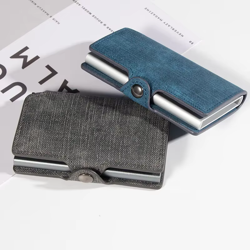 Porte-cartes en cuir à la mode pour femmes