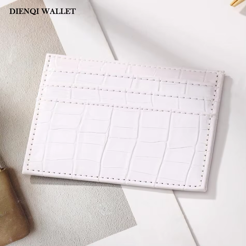 Portefeuille Simple à motif Crocodile pour femmes