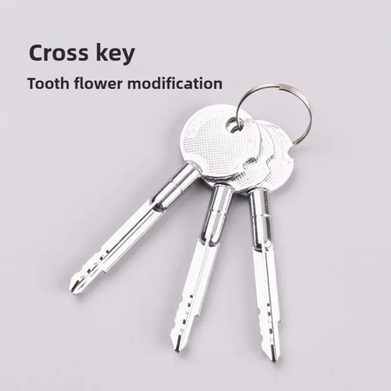 1 ENSEMBLE Serrure à crochet pour porte coulissante en alliage d'aluminium, verrou de sécurité antivol pour fenêtre, serrure de sol pour portail en bois avec clés croisées pour porte en bois