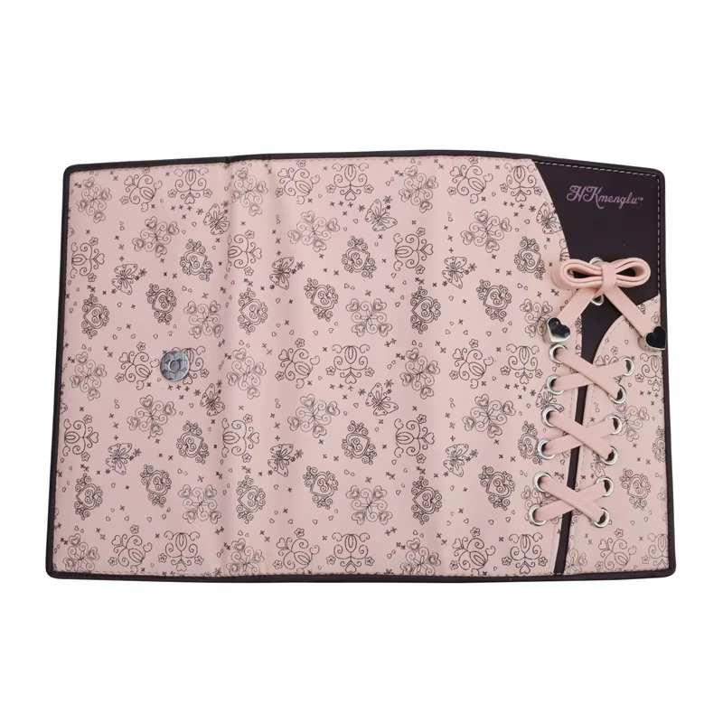 Portefeuille long multifonctionnel en PU pour filles