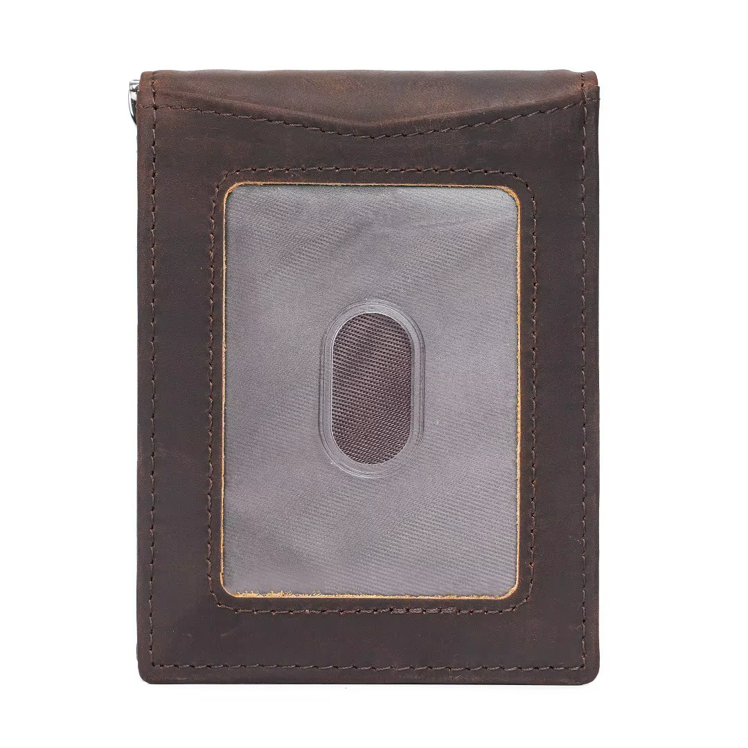 Portefeuille pliable classique en cuir pour hommes – Blocage RFID antivol plusieurs emplacements pour cartes portables