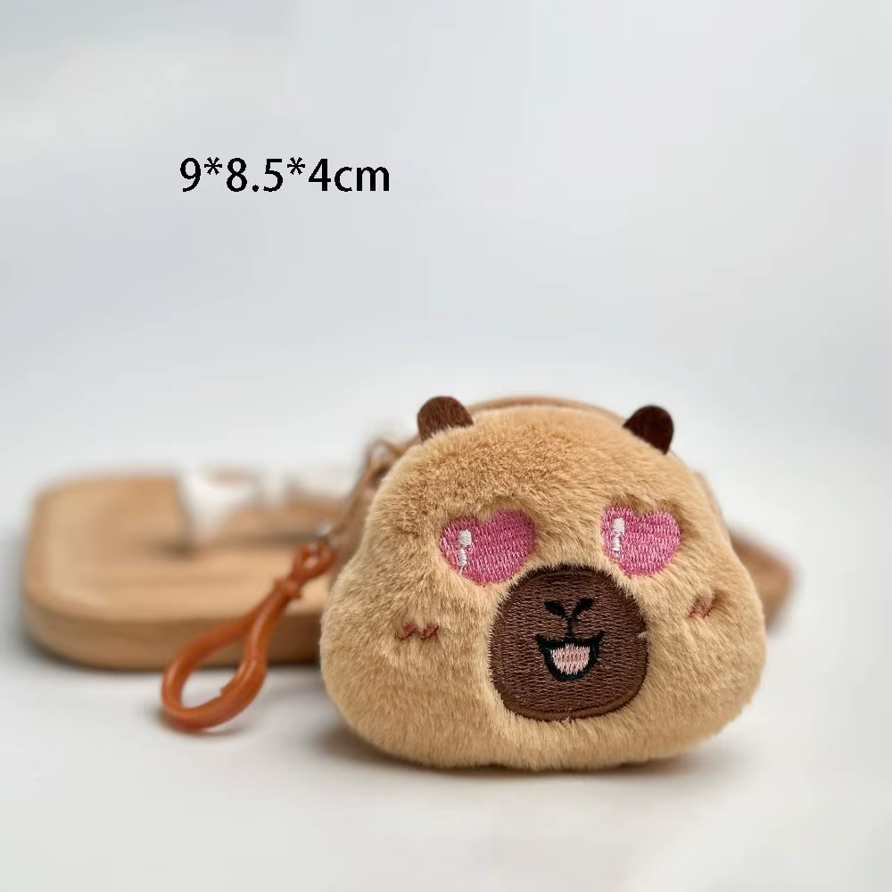 Nouveau créatif Capybara Anime en peluche porte-monnaie mode Kawaii Mini