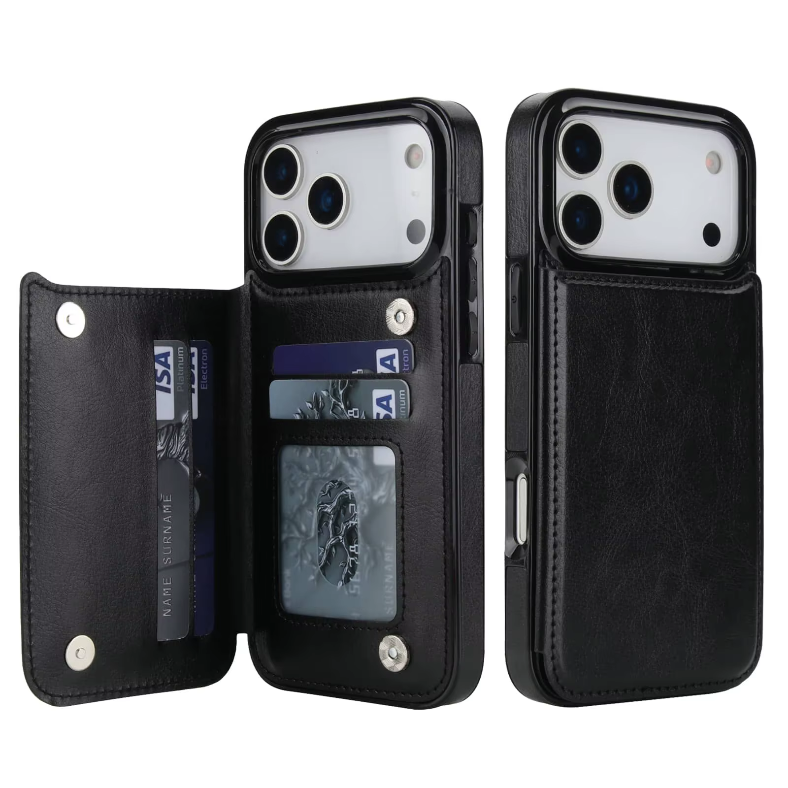 Étui portefeuille avec porte-carte pour iPhone 17/Air/17 Pro/17 Pro Max