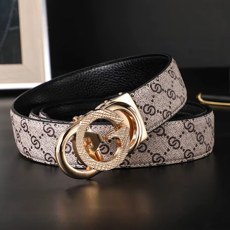Nouvelle largeur 3.4cm ceinture femme formelle en cuir toile