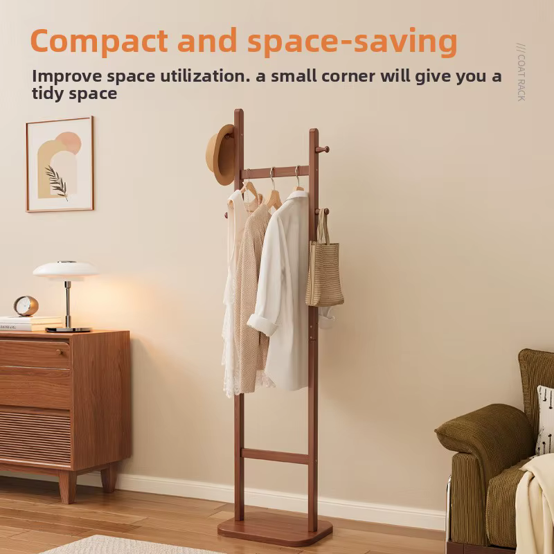 Porte-manteau sur pied pour chambre à coucher, design simple et luxueux, support vertical pour vêtements, séchoir à linge intérieur
