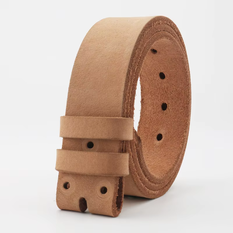 Ceinture pour homme en cuir de vache véritable, simple et polyvalente, pour homme.