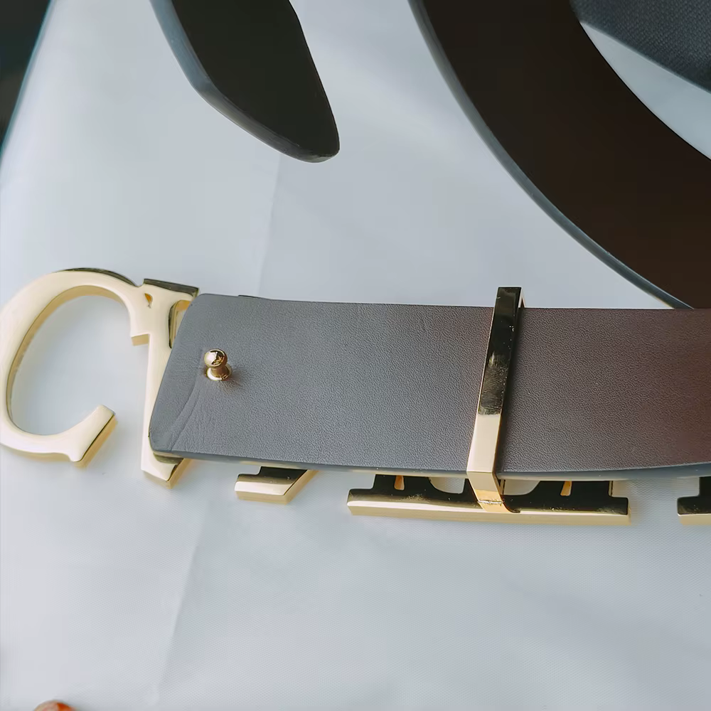 Ceinture personnalisée unisexe avec nom et lettres